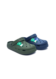 Sandali Zoccoli per Bambini Taglia 23 con Spille Animate per Ragazzi, da Indossare in Estate, in Materiale EVA, Stile Slip-On - Product Image 1