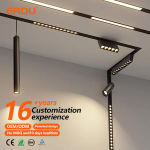 Lampu Sorot <span class=keywords><strong>LED</strong></span> Modern Trendi untuk Dekorasi Rumah, Lampu Plafon Linear Magnetik untuk Kamar Tidur - Product Image 1