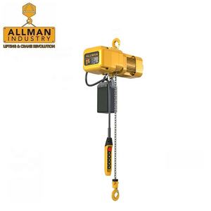 Palans électriques <span class=keywords><strong>ALLMAN</strong></span> avec variateur de vitesse ER2, palan à chaîne électrique 1 tonne, 2 tonnes, 3 tonnes, 5 tonnes, 2 vitesses, nouveau produit fourni, jaune, une unité - Product Image 6