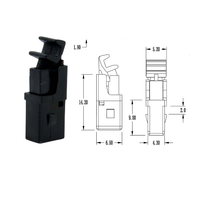 Nouvelle serrure à bouton-poussoir en nylon à fixation par vis pour panneaux d'accès d'armoires électriques industrielles