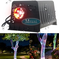 Lumière LED en fibre optique RGB étanche, effet mycélium scintillant, pour jardin extérieur, arbre, lampe sphérique, aménagement paysager