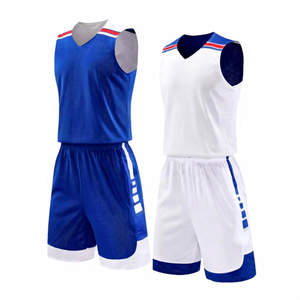 Nouvelle Arrivée Vente Chaude Uniforme de Basketball Réversible Grande Taille Anti-Transpiration Respirant Vêtements de Sport Unisexe pour Adultes - Product Image 1