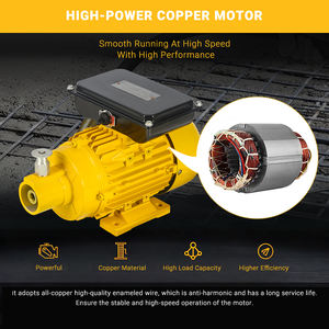 Stahlgehäuse Vibrationsstab Einphasenmotor ZN 1,5KW 2PS 220V Betonvibrator Elektromotoren - Product Image 2