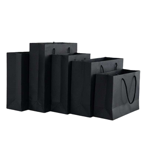 Sacs de transport en papier couché de luxe avec poignées en corde de coton et ruban, imprimés flexo, logo personnalisé, jetables – Offre Spéciale - Product Image 1