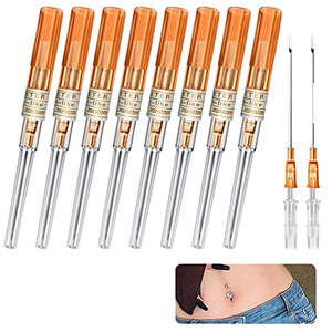 50 Agujas de Perforación para <span class=keywords><strong>Tatuajes</strong></span> y Piercings Corporales, Herramienta de Joyería - Product Image 1