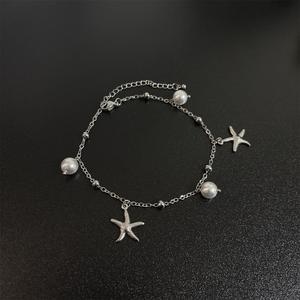 <span class=keywords><strong>2025</strong></span> नए डिजाइन समुद्र श्रृंखला स्टारफिश डॉल्फिन शेल मोती मिश्रित महिला टखने - Product Image 6