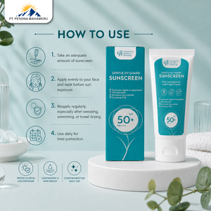 ครีมกันแดด CDF Gentle UV Shield SPF 50+ PA++++ สูตรเจลบางเบา ไม่ก่อให้เกิดสิว ปราศจากสารก่อภูมิแพ้ ด้วยส่วนผสมจากธรรมชาติ - Product Image 4