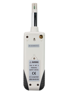 Thermo-hygromètre numérique portable HTI, mesureur de température et d'humidité gris/orange -30~100C 0~100%RH 0.01%RH