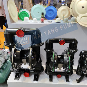 Paslanmaz çelik 316L pnömatik çift diyaframlı pompa akış verileri su testine dayanmaktadır - Product Image 3