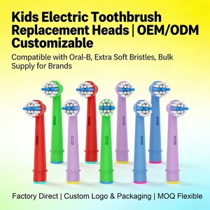 Cabezales de repuesto para cepillos de dientes para niños con cerdas suaves y cabezas pequeñas, compatibles con el <span class=keywords><strong>cepillo</strong></span> de dientes <span class=keywords><strong>eléctrico</strong></span> <span class=keywords><strong>Oral</strong></span>-<span class=keywords><strong>B</strong></span> - Product Image 2