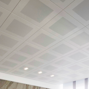 Oule nhà máy 600*1200 mét Trắng nhôm gạch trần kim loại đục lỗ trần cho văn phòng/Hall/bệnh viện/khách sạn - Product Image 3