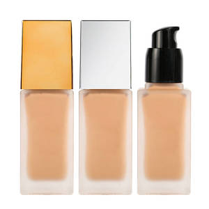 Trucco di alta qualità su rapido asciutto <span class=keywords><strong>fondotinta</strong></span> liquido opaco personalizzato <span class=keywords><strong>fondotinta</strong></span> nero da <span class=keywords><strong>donna</strong></span> <span class=keywords><strong>fondotinta</strong></span> impermeabile di fascia alta per pelle media - Product Image 3