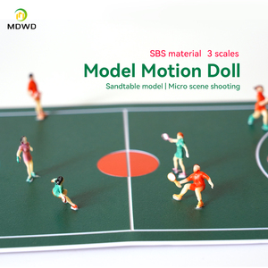 1/50-1/100 Échelle Miniature Sport Chiffres Modèle ABS Plastique Peint Chemin De Fer <span class=keywords><strong>Train</strong></span> Disposition Diorama Construction Figurines Ensemble - Product Image 3