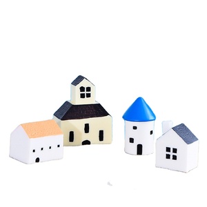 Micro paisaje de musgo para decoración, Castillo de resina, <span class=keywords><strong>iglesia</strong></span>, <span class=keywords><strong>casa</strong></span> de jardín de hadas en miniatura, artefacto creativo - Product Image 2