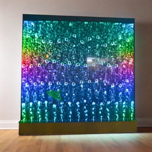 Parete Divisoria con Bolle d'Acqua a LED Programmabile Digitalmente per Decorazione Alberghiera - Product Image 5