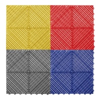 18mm Wasserdichte Rutschfeste Umweltfreundliche Moderne PP Modulare Garage Klick-Verbindung Bunte Kunststoff Belüftete Bodenfliesen für Innenbereich