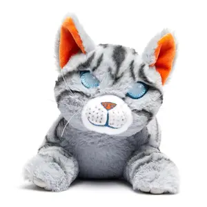 2023 New Arrival Cat Plush Animação De Desenhos Animados Boneca De Pelúcia Bonito Guerreiro Gatos Brinquedo De Pelúcia