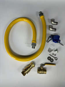 Connecteur commercial tuyau bleu pvc métal gaz kit <span class=keywords><strong>tube</strong></span> flexible pour cuisine polyvalent tuyau en <span class=keywords><strong>acier</strong></span> inoxydable de haute qualité - Product Image 3