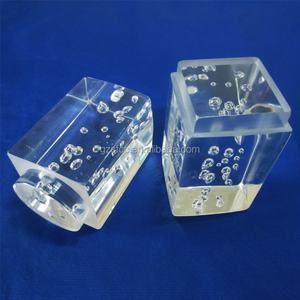 Barre de lumière LED à diamètres variés en acrylique transparent coloré avec bulles - Product Image 3