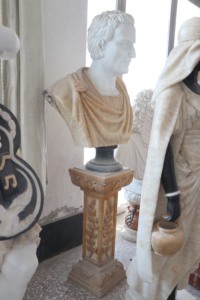 Buste de <span class=keywords><strong>statue</strong></span> romaine antique grecque européenne en marbre, sculpture de tête pour musée, sculpture de tête de personnage en pierre, buste de <span class=keywords><strong>statue</strong></span> en marbre - Product Image 2
