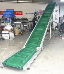 Z-tipi eğimli konveyör yeşil PVC yüksek kaliteli bant konveyör - Product Image 5