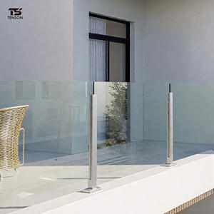 Balustrades d'<span class=keywords><strong>escalier</strong></span> en verre transparent avec rampes en acier inoxydable pour <span class=keywords><strong>escalier</strong></span> en colimaçon intérieur, rampes d'<span class=keywords><strong>escalier</strong></span>, garde-corps de terrasse - Product Image 5
