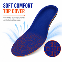 Semelles orthopédiques en PU/TPU pour fasciite plantaire |   Semelles orthopédiques unisexes confortables avec amorti pour soulager la fatigue des pieds