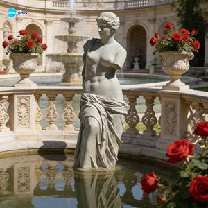 Escultura de Mármol de la Diosa Romana Griega Antigua Afrodita, Venus de Milo, Estatua de Tamaño Real Tallada a Mano, Decoración de Jardín al Aire Libre - Product Image 6