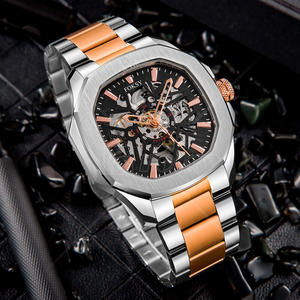 Montre à main <span class=keywords><strong>automatique</strong></span> pour hommes, personnalisé, en acier inoxydable, marque de luxe, <span class=keywords><strong>mouvement</strong></span> Hangzhou 2189 - Product Image 5