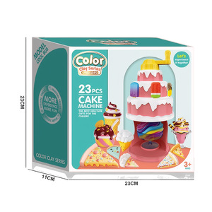 Ept Cô Gái Màu Hồng chơi đồ chơi bánh đất sét DIY Bộ dụng cụ bộ dụng cụ công cụ thiết lập - Product Image 3