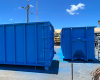 Déchets de construction à grande échelle Roll Off Dumpster Hook Lift Container Skip Bin