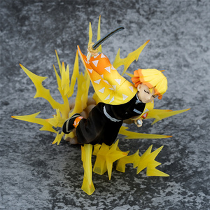 Action Figure di Kimetsu No Yaiba, Agatsuma Zenitsu, <span class=keywords><strong>Personaggio</strong></span> in PVC di <span class=keywords><strong>Demon</strong></span> <span class=keywords><strong>Slayer</strong></span>, Modello Collezionabile 3D - Product Image 3
