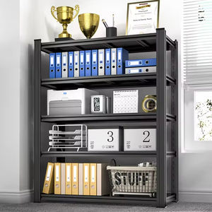 نظام رفوف فولاذية قابل للتعديل بخمس طبقات للجراج مع طلاء مسحوق، تصميم قابل للطي، أرفف تخزين متينة، رفوف ميزانين - Product Image 6