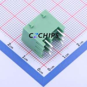 KF2EDGKVG-3.81-2*3P Plug-in Terminal Block Through hole,P=3.81mm Connector Board-to-Board / Socket - Closed 2x3P 3.81mm Green - Product Image 2