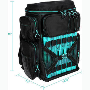 Free Sample Custom Large <b>Storage</b> Backpack Waterproof Fishing Tackle Backpack for <b>Camping</b> Hiking Fishing - Product Image 3