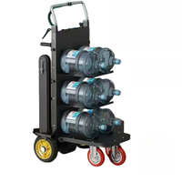 Chariot Élévateur Électrique Professionnel à Quatre Roues pour Escaliers, Plateforme en Aluminium Fermée, Portable, OEM, Capacité de Levage 300 kg