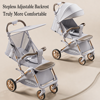 Poussette bébé en alliage d'aluminium OEM ODM en gros, légère et portable, pour les voyages et les applications en extérieur