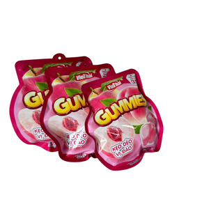 Gomitas con Sabor a Durazno y Peonía, 150g, Dulces Tropicales Pelables, Suaves, Ricas en Jugo de Frutas, Paquete de Snacks Perfectos - Product Image 4