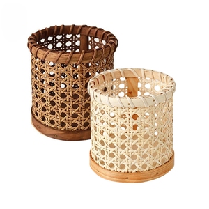 Porte-stylo en bambou fait main, <span class=keywords><strong>rangement</strong></span> pour légumes de <span class=keywords><strong>cuisine</strong></span>, 100% rotin - Product Image 1