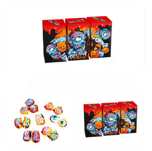 हलाल जूसी फल हेलोलीन मिठाई पार्टी कस्टम लोकप्रिय कैंडी मिनी चीव कैंडी - Product Image 5