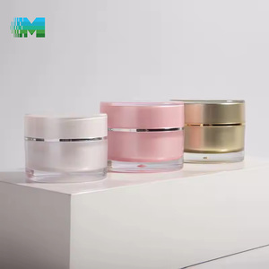 Pots en plastique de qualité supérieure, luxueux, 20g, 30g, 50g, pour crème pour les yeux, soins de la peau, cosmétiques, <span class=keywords><strong>pot</strong></span> en plastique pour cosmétiques - Product Image 1