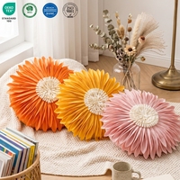 Coussin en forme de fleur personnalisé, décoration d'intérieur, coussins décoratifs de luxe pour la décoration de la maison, coussin décoratif en forme de fleur