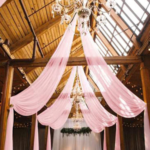 White Wedding Ceiling Drapes Timeless Party & Setting Curtains & Valances - Product Image 1