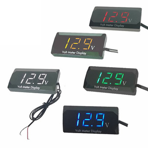 Voltímetro Digital para Motocicleta 8-18V, Medidor de Voltaje para Automóvil LED DC8-18V, Voltímetro Digital para Coche - Product Image 5