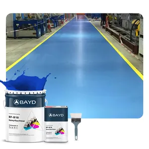 Waterborne Epoxy Floor Paint High-gloss Wear-resistant Industrial Workshop Floor Solvent-free Epoxy Self-leveling Floor Paint