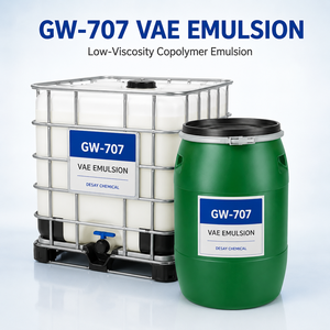อิมัลชั่นลาเท็กซ์ VAE อุตสาหกรรม GW-707 สำหรับกาวบรรจุภัณฑ์ การเชื่อมติดกระดาษ และการเคลือบผิว - Product Image 6