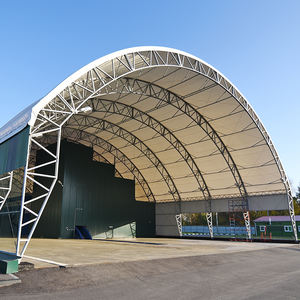 في المخزون خيمة تخزين قبة النسيج بناء مزدوجة 0.55Kn الرياح الثلوج تحميل تراجع الساخنة الجمالون - Product Image 4