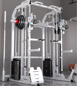 Commercial Smith Machine <strong>Multi</strong> Functional Trainer Heavy Duty Squat Rack with Cable for <strong>Gym</strong> and Professional Fitness Center - Product Image 3