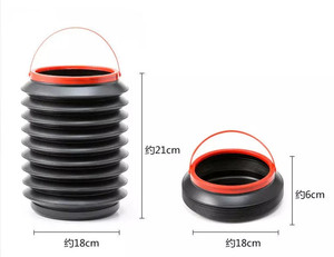 Hot Sell Foldable Thickened Waterproof car trash bin PP auto storage boxes Litter Garbage can dustbin for car