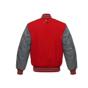 แจ็คเก็ตวาร์ซิตี้คุณภาพสูงสำหรับผู้ชาย แขนหนังทำมือ สไตล์ลำลอง OVO Collegiate สำหรับนักกีฬาเบสบอล - Product Image 4